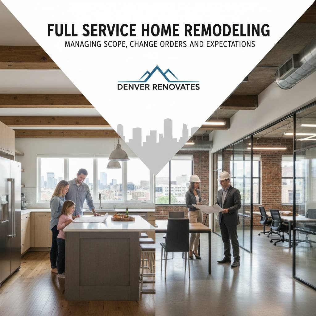 Managing scope, change orders, and expectations