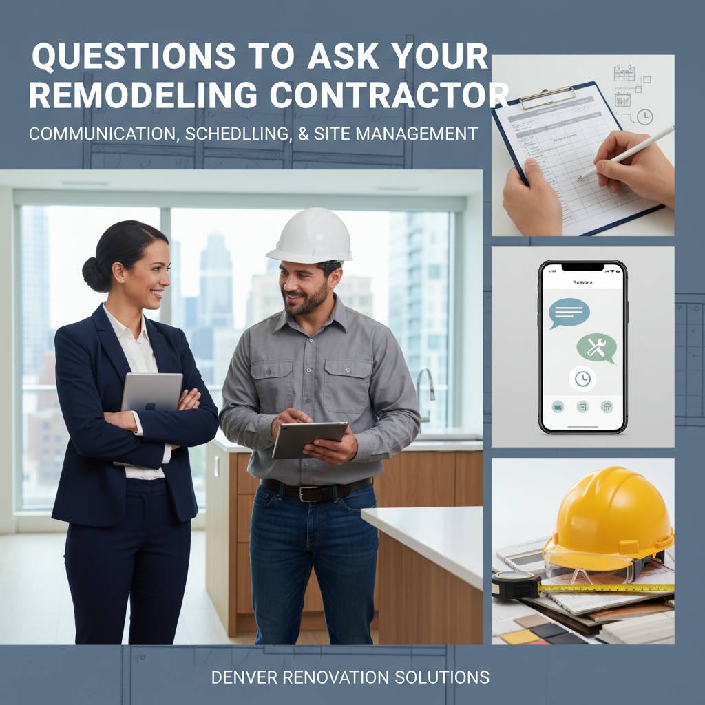 Communication, scheduling, and day-to-day site management