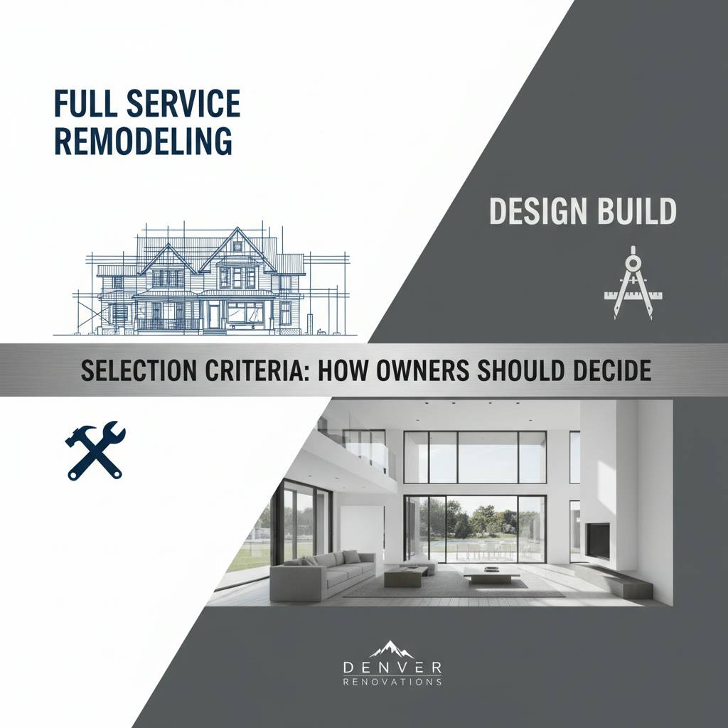 Selection criteria: how owners should decide