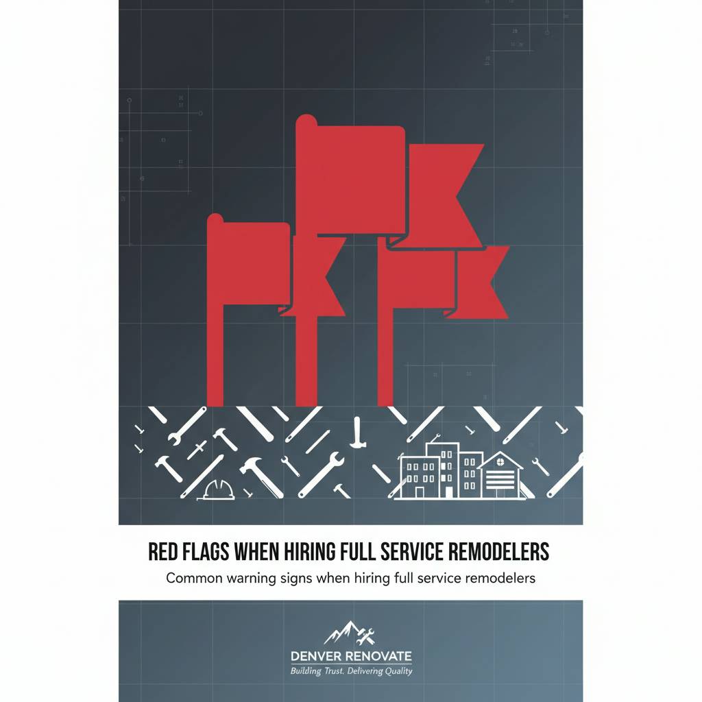 Common red flags when hiring full service remodelers