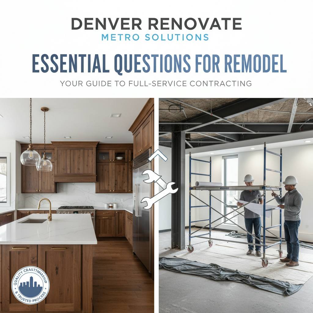 Core categories of questions to ask every contractor