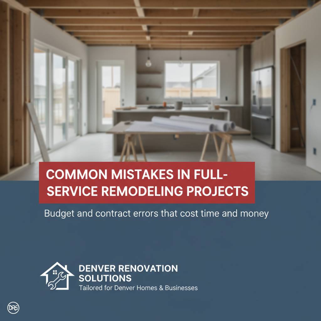 Budget and contract errors that cost time and money