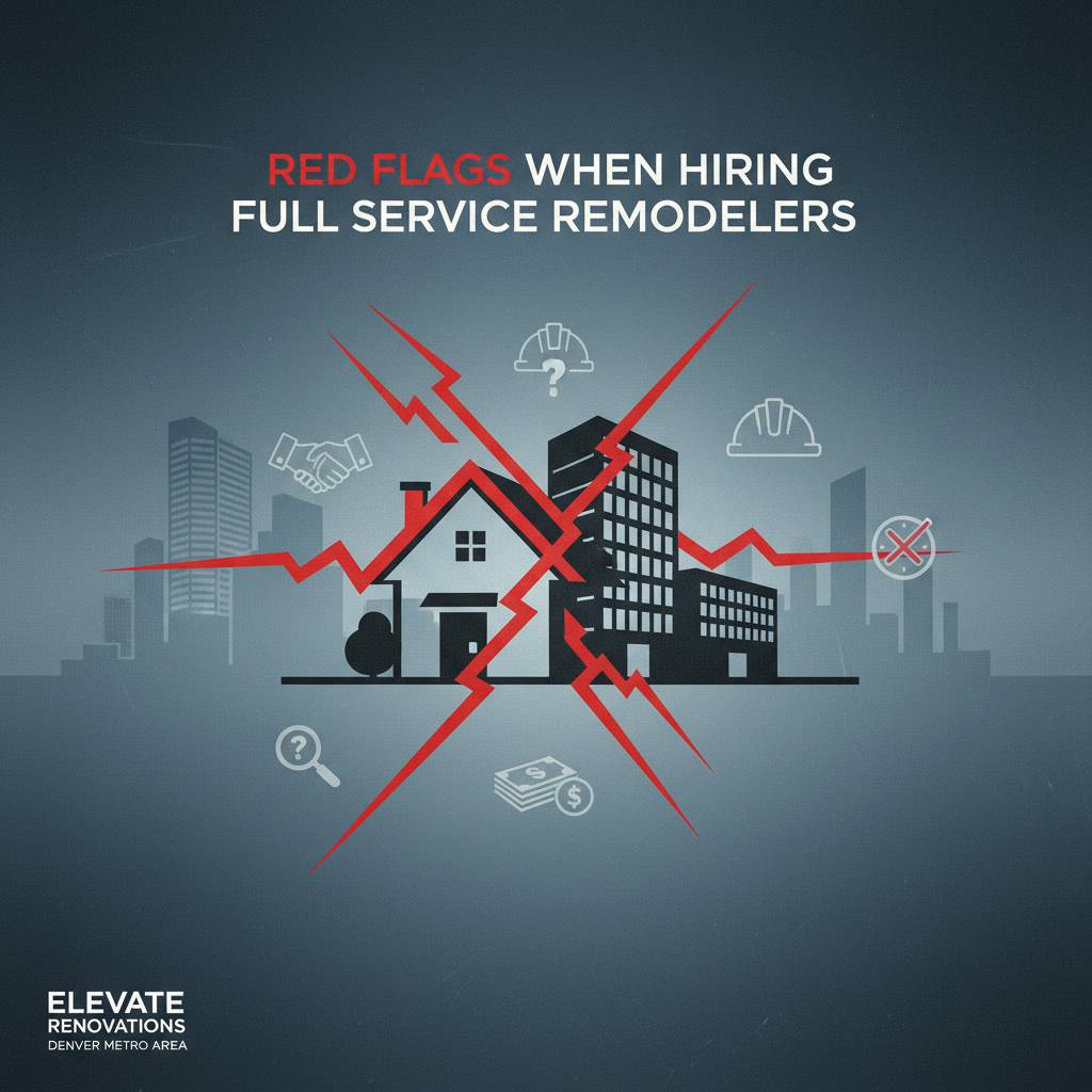Red Flags When Hiring Full Service Remodelers
